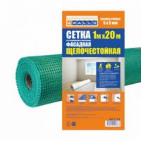 Сетка фасадная 4WELLS 5ммх5мм 20м2 зеленая