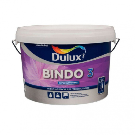 Краска Dulux Bindo 3 4,5л